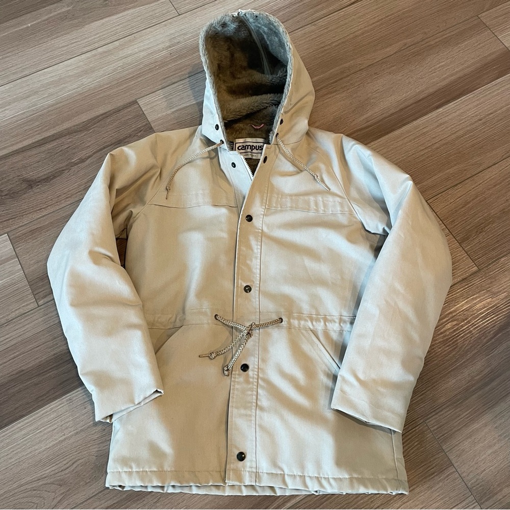 Vintage Campus Hooded Jacket